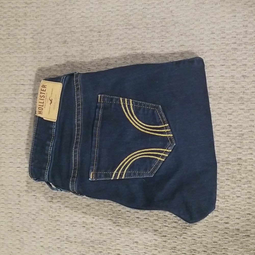 Hollister Dark Wash Jeans - Picture 2 of 13